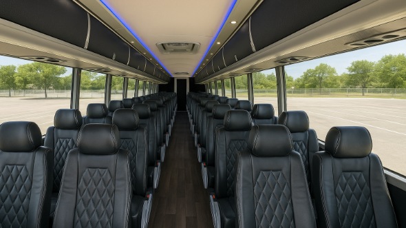 55 passenger charter bus interior murfreesboro