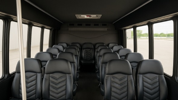 knoxville 20 passenger minibus inside