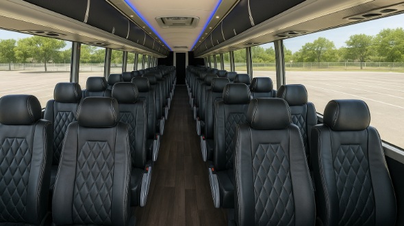 knoxville 54 passenger charter bus rental