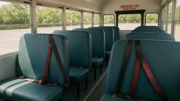 school bus rental interior knoxville
