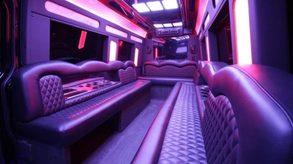 sprinter limo rental interior knoxville